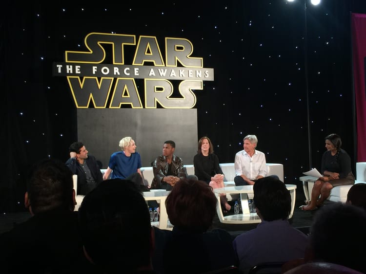 Looking back on the 'Star Wars: The Force Awakens' press event