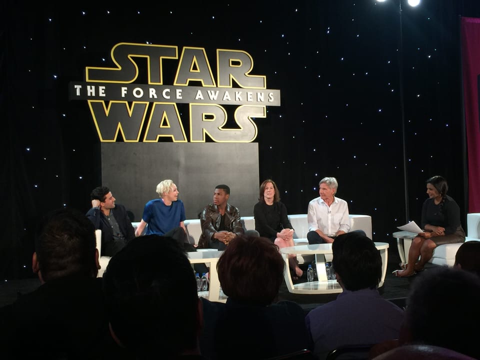 Looking back on the 'Star Wars: The Force Awakens' press event